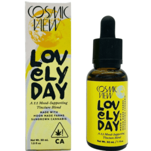 Cosmic New Lovely Day Tincture – Vape and Chews