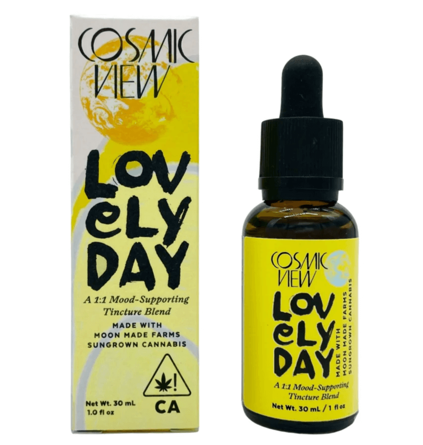 Cosmic New Lovely Day Tincture – Vape and Chews