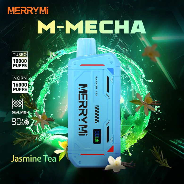 E-Papierosy MerryMi M-Mecha 16 000 buchów o smaku Jasmine Tea