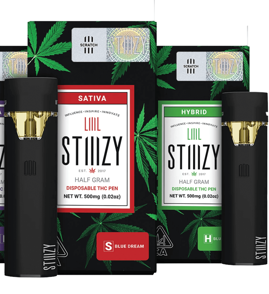 LIIIL STIIIZY Disposable Weed Pens – Vape and Chews