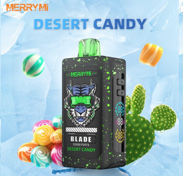 Merry Mi Blade Jednorazowy e-papieros 30000 Buchów o smaku Desert Candy