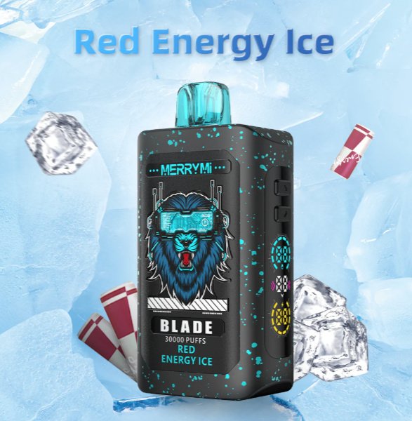 Merry Mi Blade Jednorazowy e-papieros 30000 Buchów o smaku Red Energy Ice