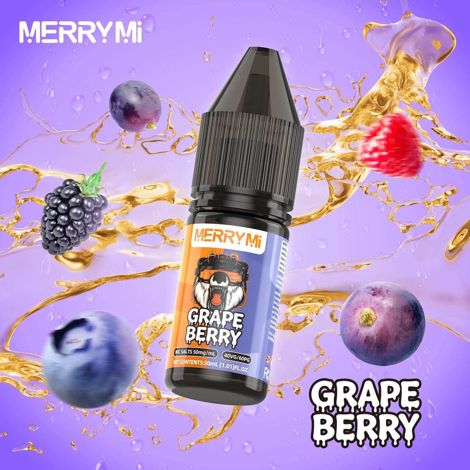 Merrymi E-LiquidGrape Berry