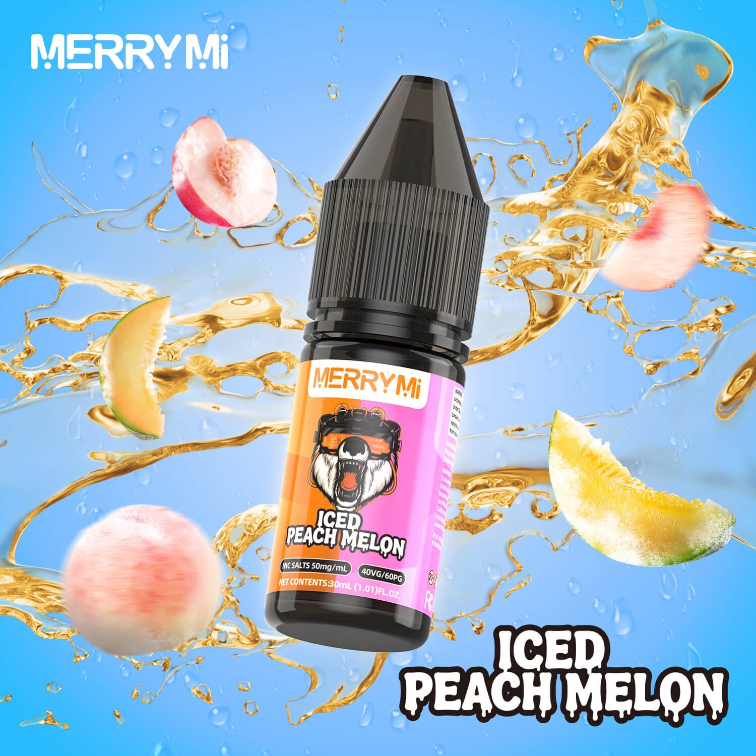 Buy Iced Peach Melon E-Liquid
