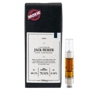 Moxie Live Resin Cartridge – Vape and Chews