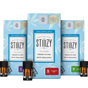 STIIIZY Solventless Live Rosin Pods – Vape and Chews