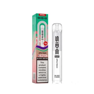 Apple Peach SKE Crystal Bar 600 Prefilled Pods