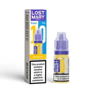 Banana Ice Nic Salt E-Liquid by Lost Mary 10ml