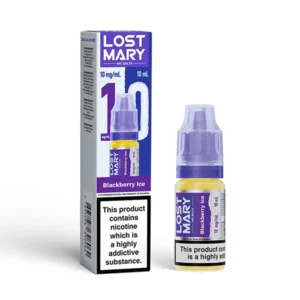 Blackberry Ice Nic Salt E-Liquid by Lost Mary 10ml