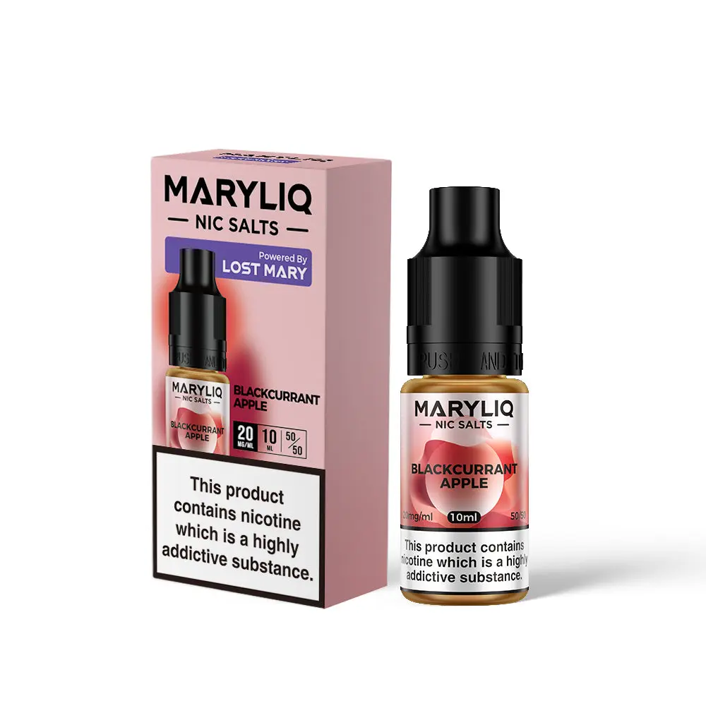 Blackcurrant Apple Maryliq Nic Salt E-Liquid