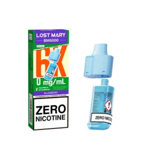 Blueberry Lost Mary BM6000 Prefilled Pods Zero Nicotine