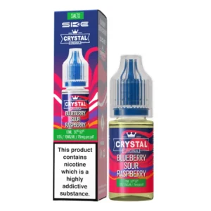 Blueberry Sour Raspberry Nic Salt E-Liquid by SKE Crystal Original 10ml
