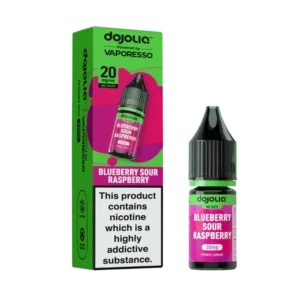 Blueberry Sour Raspberry Nic Salt E-Liquid by Vaporesso Dojo Liq 10ml