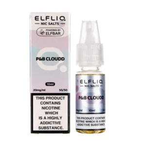 Cotton Candy Ice (P&B Cloud) Nic Salt E-Liquid by Elf Bar Elfliq