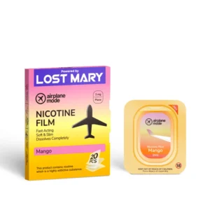 Mango Nicotine Film Airplane Mode Lost Mary Nicotine Strips