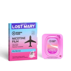 Mix Berries Nicotine Film Airplane Mode Lost Mary Nicotine Strips