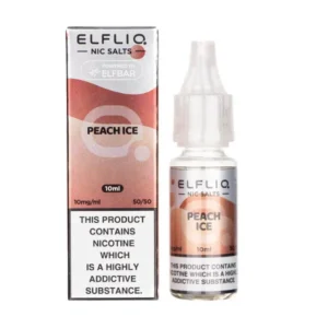 Peach Ice Nic Salt E-Liquid by Elf Bar Elfliq