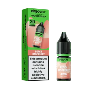 Peach Raspberry Nic Salt E-Liquid by Vaporesso Dojo Liq 10ml
