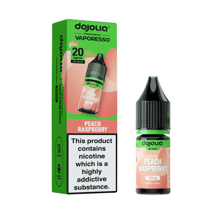 Peach Raspberry Nic Salt E-Liquid by Vaporesso Dojo Liq 10ml