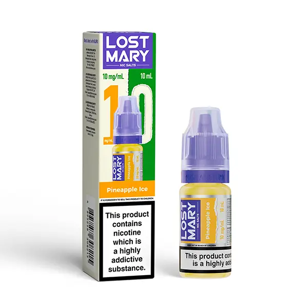 Pineapple Ice Nic Salt E-Liquid by Lost Mary 10ml