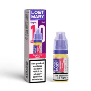 Raspberry Peach Nic Salt E-Liquid by Lost Mary 10ml