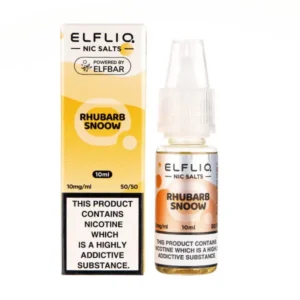 Rhubarb Snoow Nic Salt E-Liquid by Elf Bar Elfliq