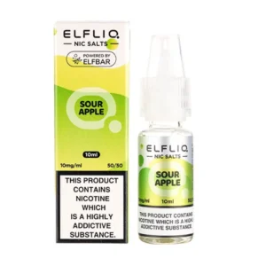 Sour Apple Nic Salt E-Liquid by Elf Bar Elfliq
