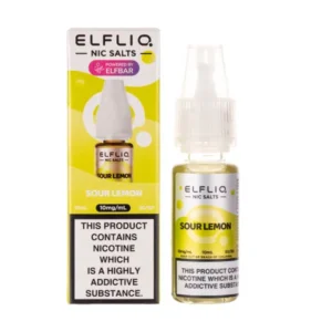 Sour Lemon Nic Salt E-Liquid by Elf Bar Elfliq