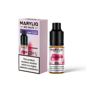 Strawberry Ice Maryliq Nic Salt E-Liquid