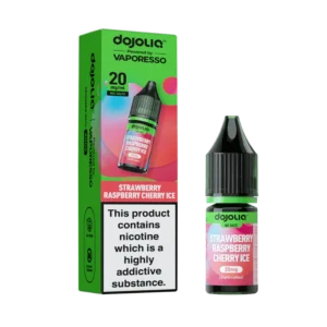 Strawberry Raspberry Cherry Ice Nic Salt E-Liquid by Vaporesso Dojo Liq 10ml